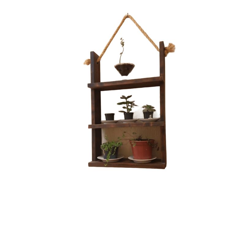 GENERICO - ¡Porta Plantas Estilo Moderno De Madera Rustica