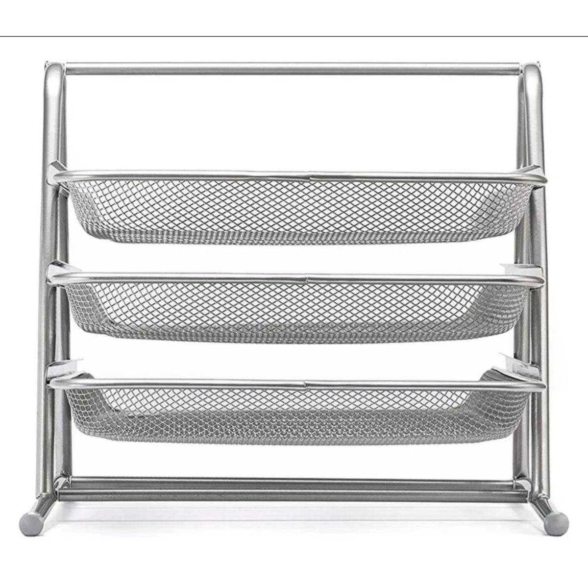 GENERICO - Organizador Escritorio Metálico Bandejas Apilables Oficina.