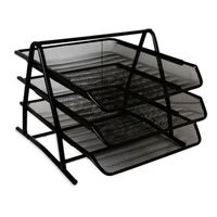 Organizador Escritorio Metálico Tres Niveles Documentos