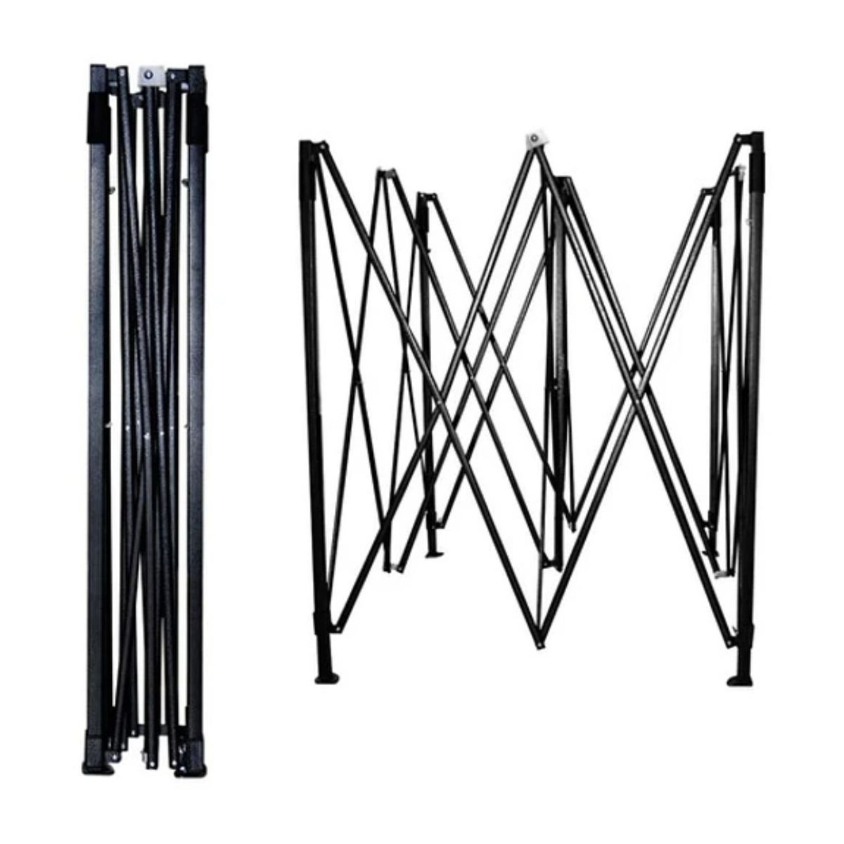 GENERICO - Toldo Plegable 3x3m Resistente Azul Estructura Metálica