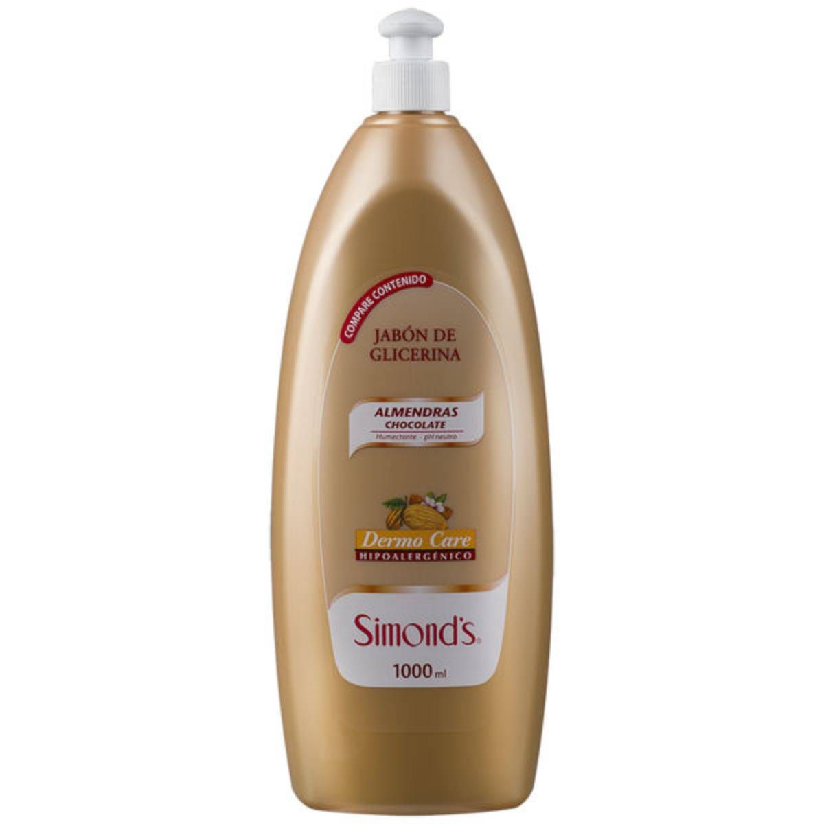 SIMONDS - SIMONDS  JABÓN GLICERINA ALMENDRAS CHOCOLATE  1000ML