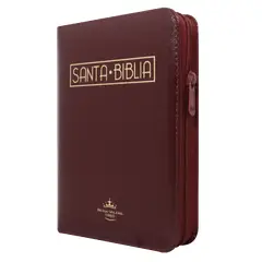 SOCIEDADES BIBLICAS UNIDAS - Biblia Reina Valera 1960 Letra Grande Cierre Concordancia color vino