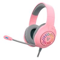 Audífonos MH87 BLITZ RGB Gaming Rosado