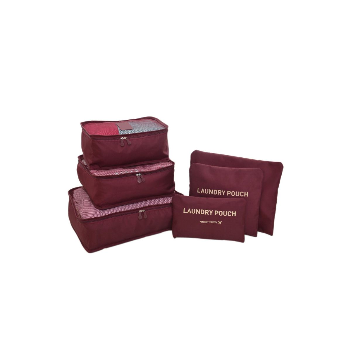 GENERICO - Set 6 Organizadores Equipaje De Viaje Bolsa Ropa Interior