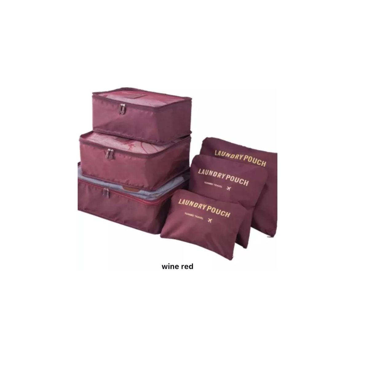 GENERICO - Set 6 Organizadores Equipaje De Viaje Bolsa Ropa Interior