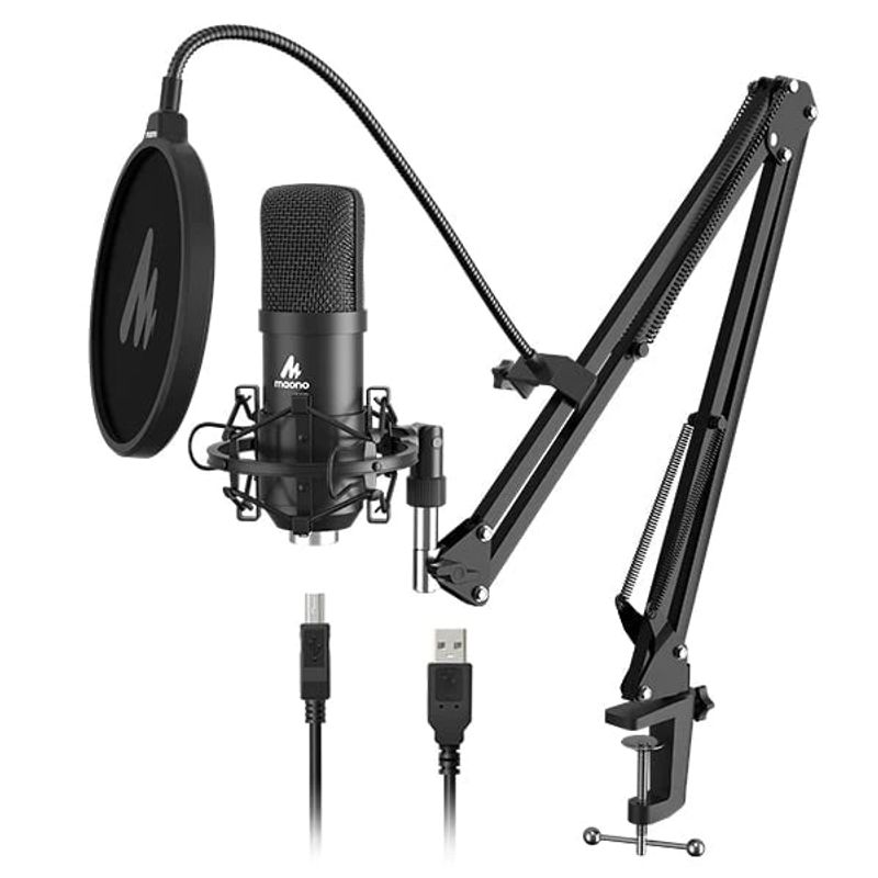 MAONO - Micrófono Maono Studio AU-A04 Professional Kit