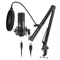 MAONO - Micrófono Studio AU-A04 Professional Kit