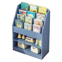 CRUSEC - Estantería De Libros Para Sala De Juegos 82x30x100