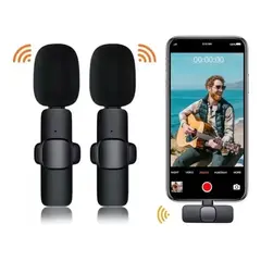 GENERICO - Kit De Micrófono Inalámbrico De Solapa K9 Para iPhone