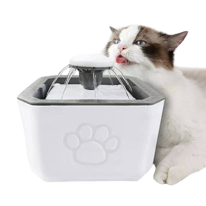 GENERICO - Fuente Agua Mascotas Automática Silenciosa Diseño Moderno