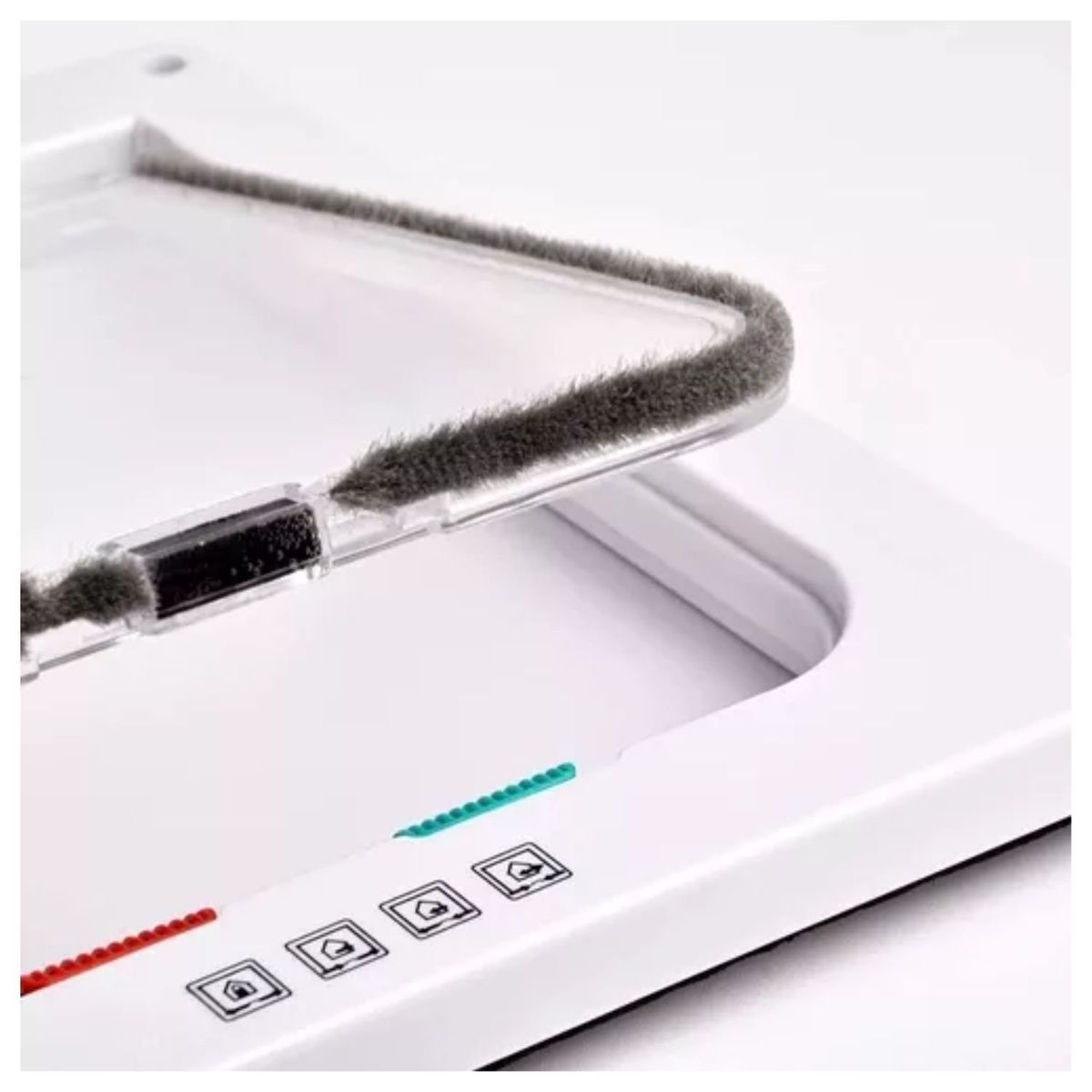 GENERICO - Puerta Mascotas Ajustable Pequeñas Ventana Transparente