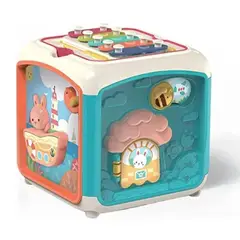 BEBESIT - Juguete Decaedro Cubo Interactivo Montessori Aprendizaje