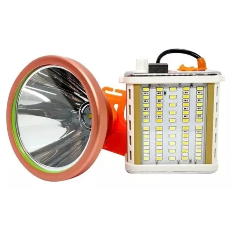 GENERICO - Linterna Recargable LED Alta Potencia 800w Camping Aventura