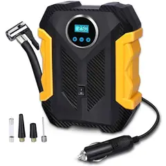 GENERICO - Compresor Aire Portátil Digital Auto Bicicleta Moto 12V
