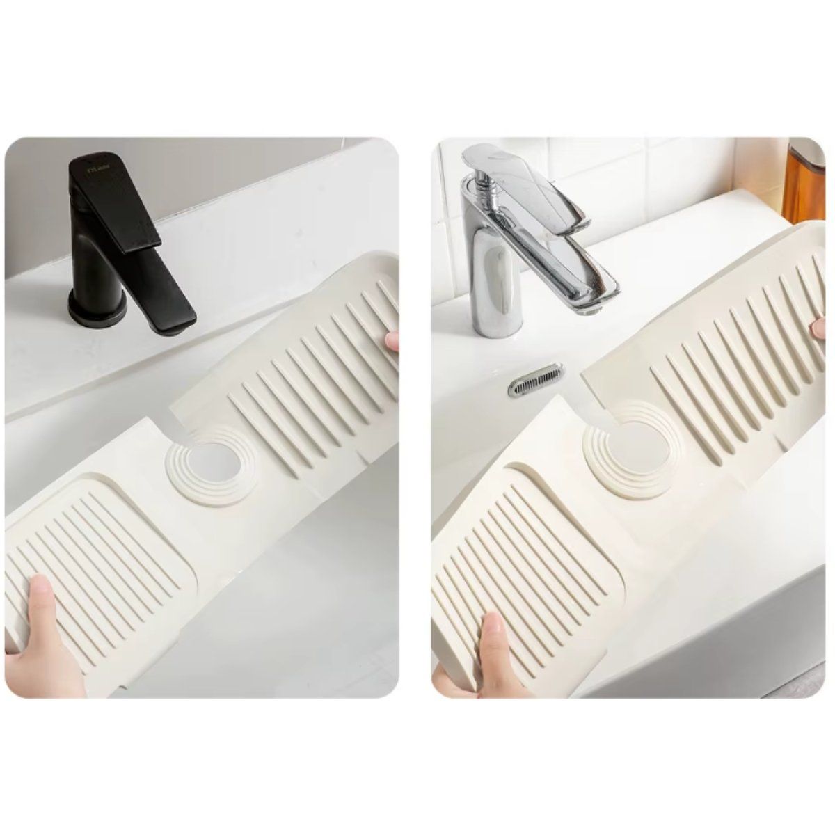 GENERICO - Protector Silicona Escurridor Grifo Lavamanos Y Lavaloza