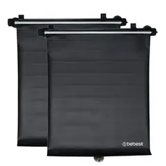 BEBESIT - Protector UV x2 sol auto parasol roller Bebe doble universal