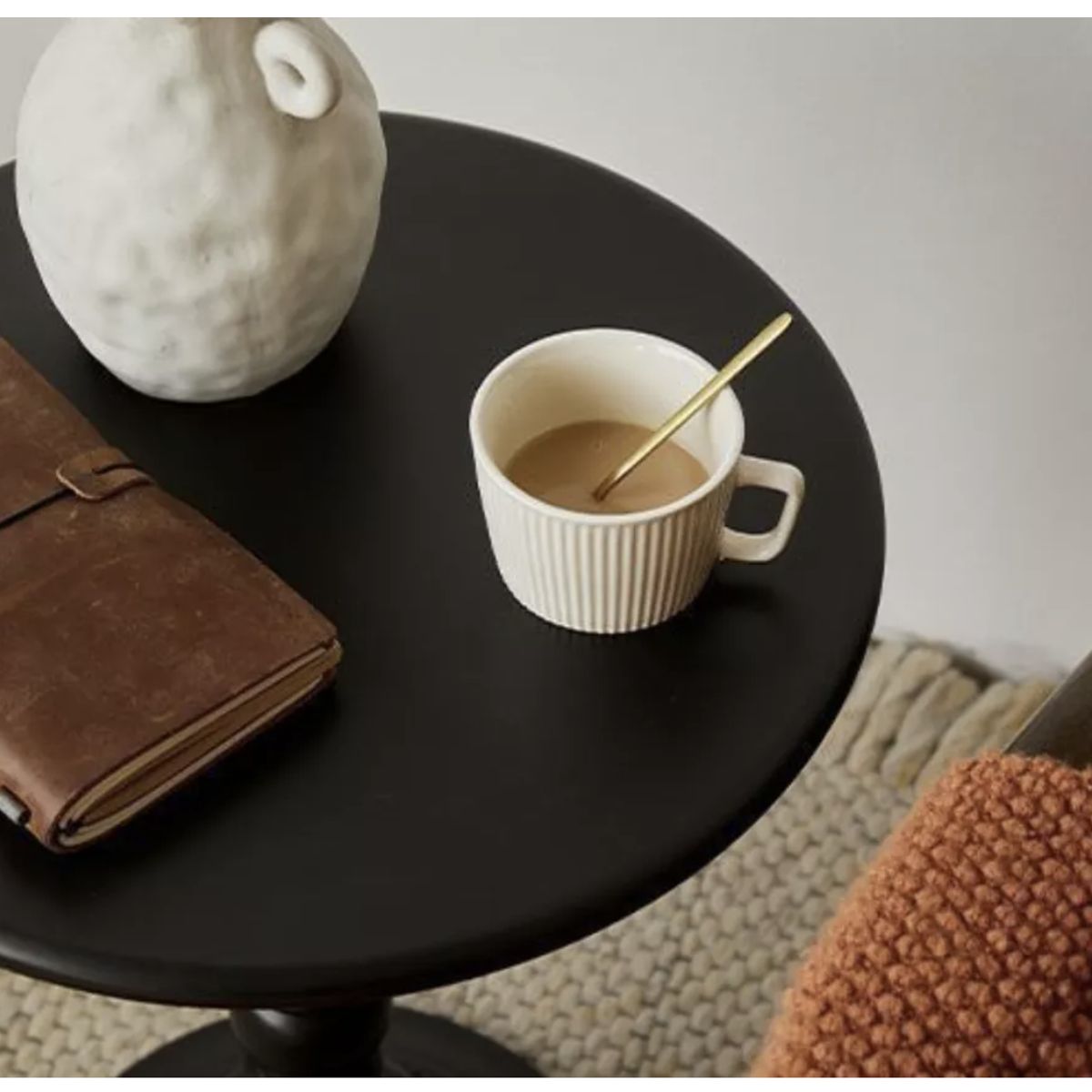 HOMER DESIGN - Mesa De Centro Lateral Living Vanguardia Metalico 40cm