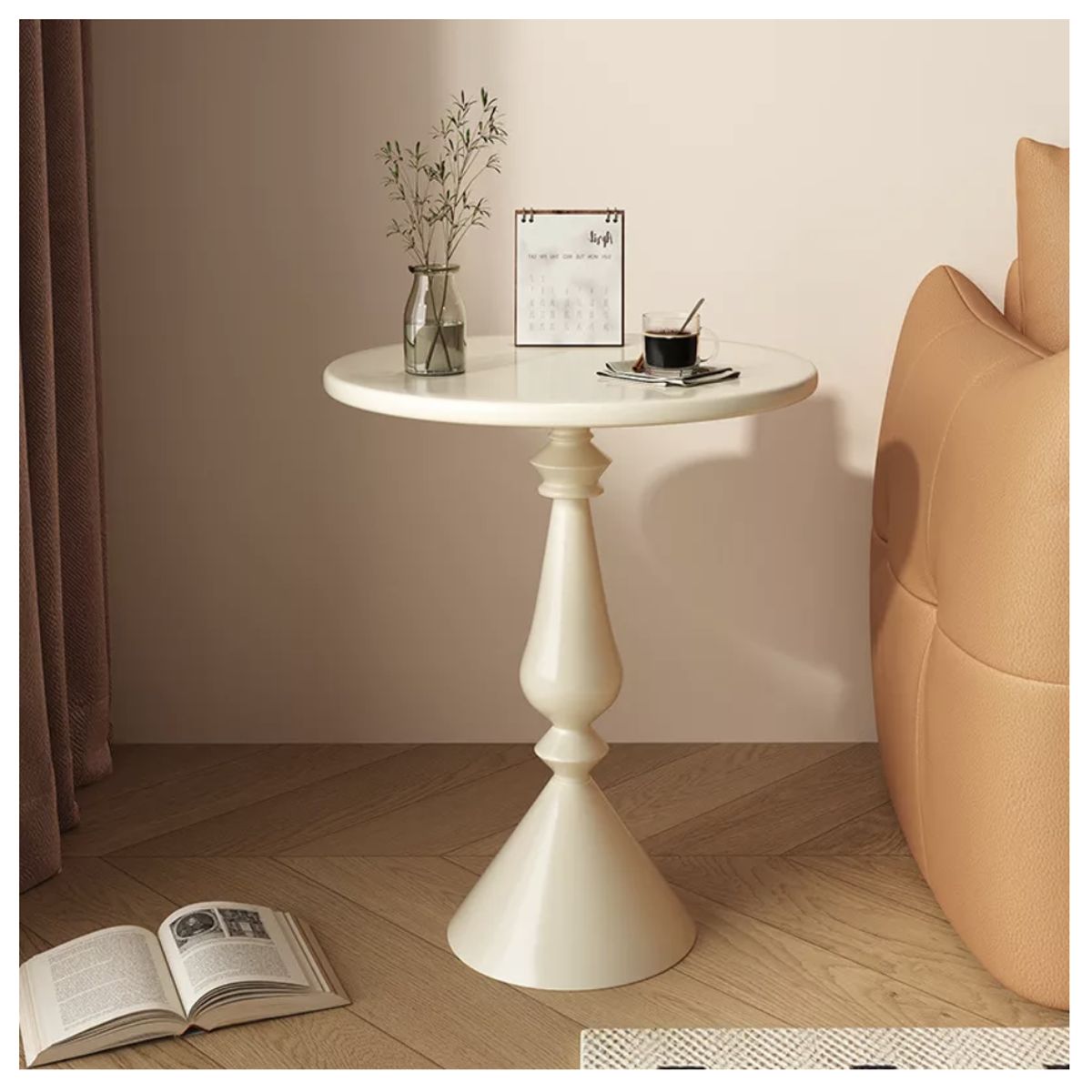 HOMER DESIGN - Mesa De Centro Lateral Living Vanguardia Metalico 40cm