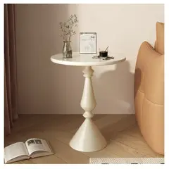 HOMER DESIGN - Mesa De Centro Lateral Living Vanguardia Metalico 40cm