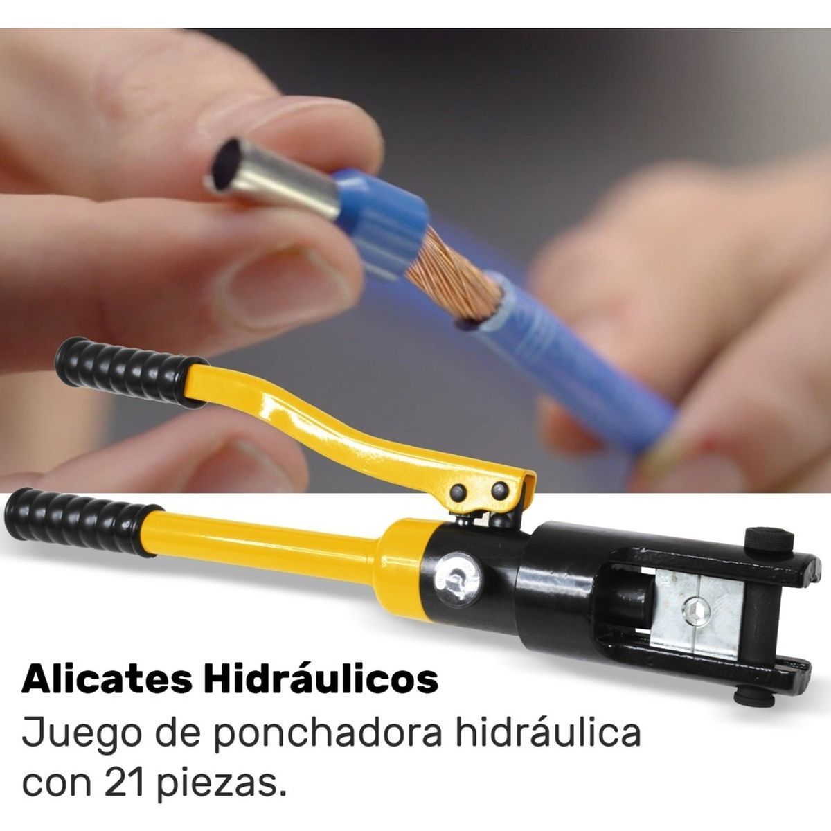 Ponchadora Hidráulica Para Terminales 16 Ton 30 Pz, marca GUTSTARK - Foto 2