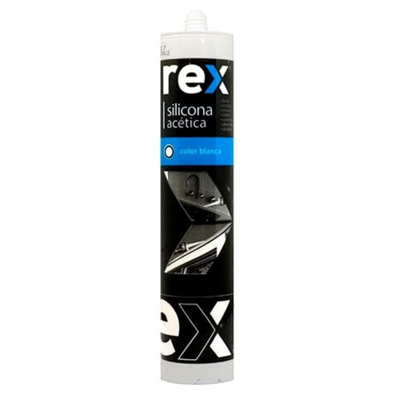 GENERICO - SILICONA ACETICA BLANCA REX 300ML.