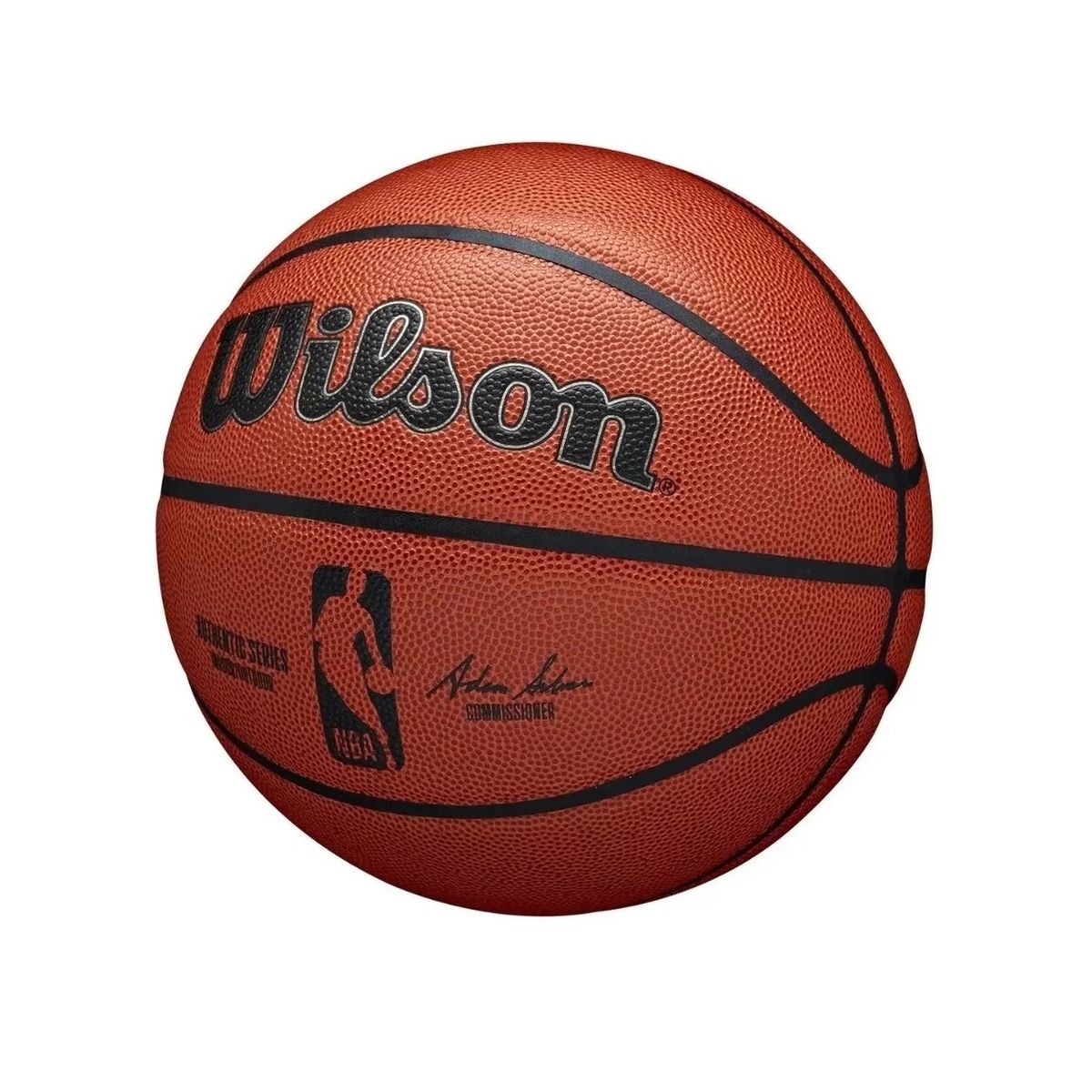 WILSON - Balon Basketball Basquetbol Wilson Nba Authentic N7 Cuero Pu