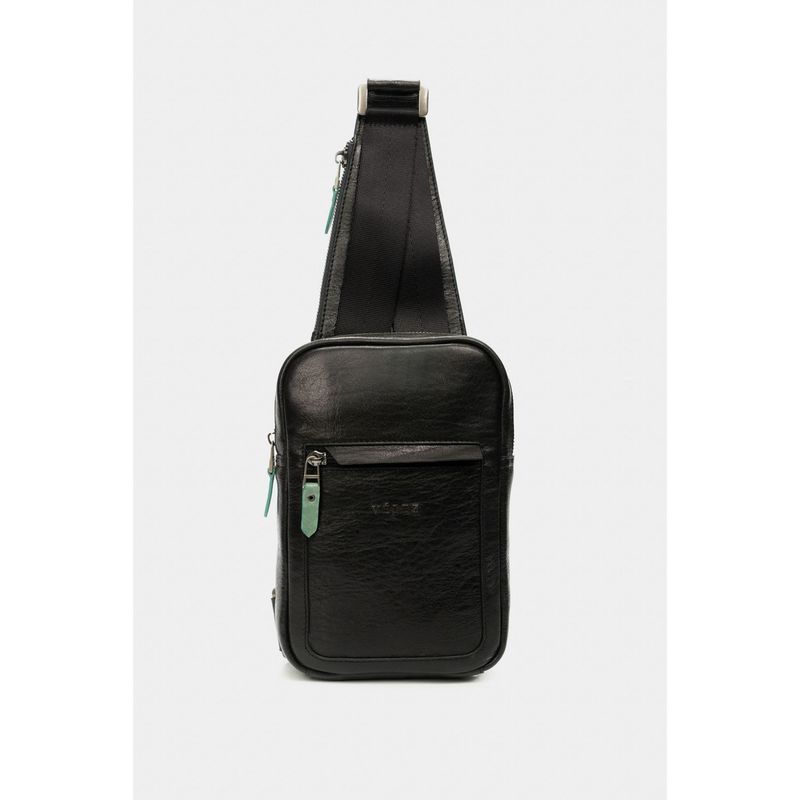 VELEZ - Vélez Manos Libres Mikeno Cuero Para Hombre Cargadera Negro