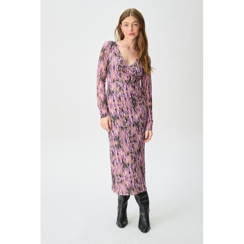 IO - Vestido Largo Rosado Mujer Io