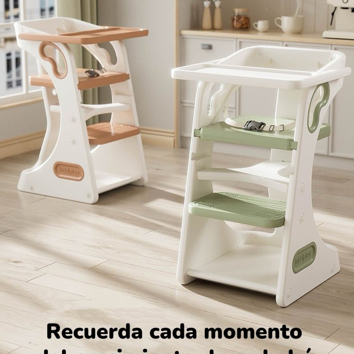 LUBABYCAS - Silla De Comer Multifuncional Witness Naranja LuBabycas