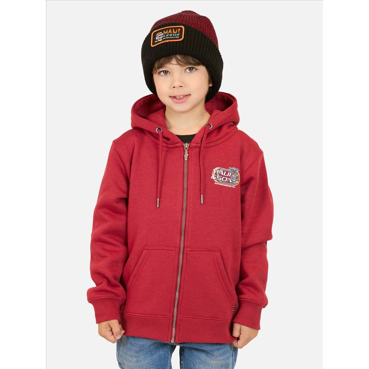 MAUI AND SONS - Poleron FZ Airborne Rojo Infantil Maui And Sons - Rojo