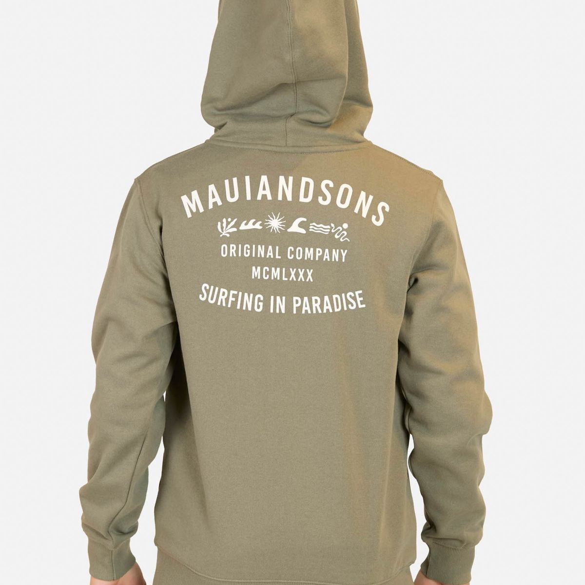 MAUI AND SONS - Poleron FZ Hang Verde Infantil Maui And Sons - Verde