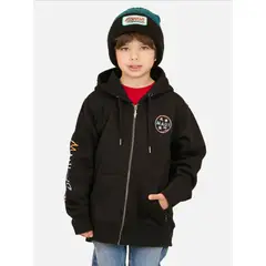 MAUI AND SONS - Poleron FZ Surf Negro Infantil - Negro