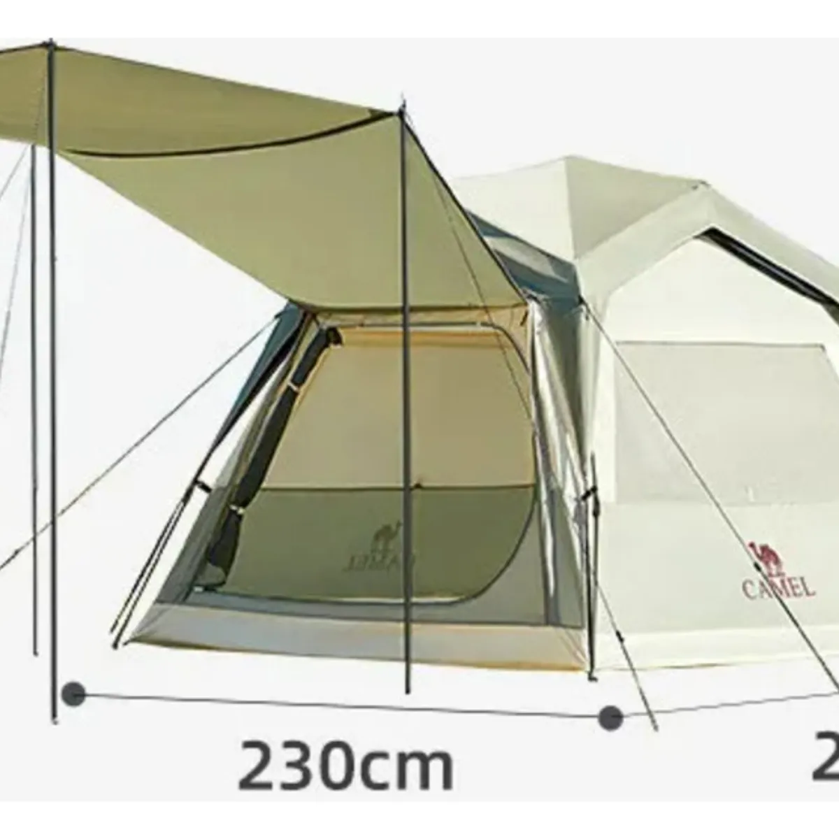 U BUY - Tienda De Campaña Toldo Desmontable Resistente A La Lluvia