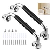 2 Piezas Barra De Seguridad De Acero Inoxidable 30cm