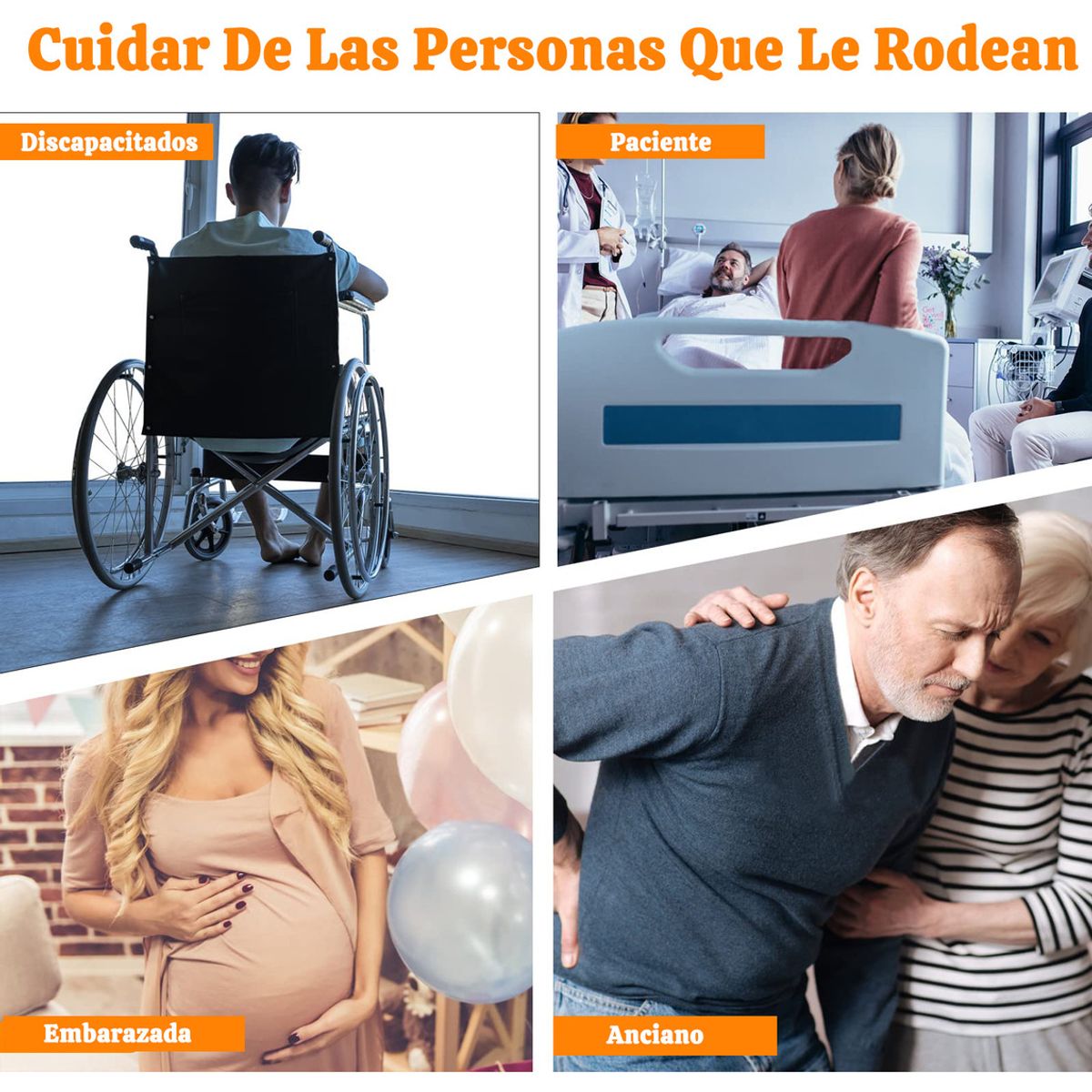 GENERICO - 2 Piezas Barra De Seguridad De Acero Inoxidable 30cm