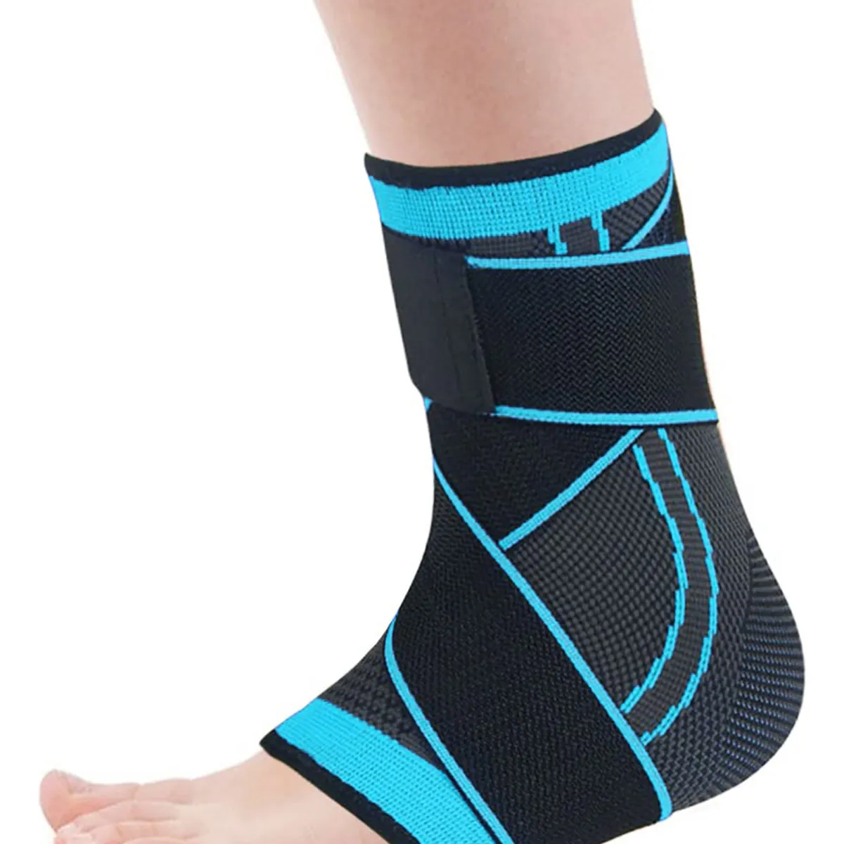 GENERICO - Tobillera De Compresión Deportiva Ajustable Talla M