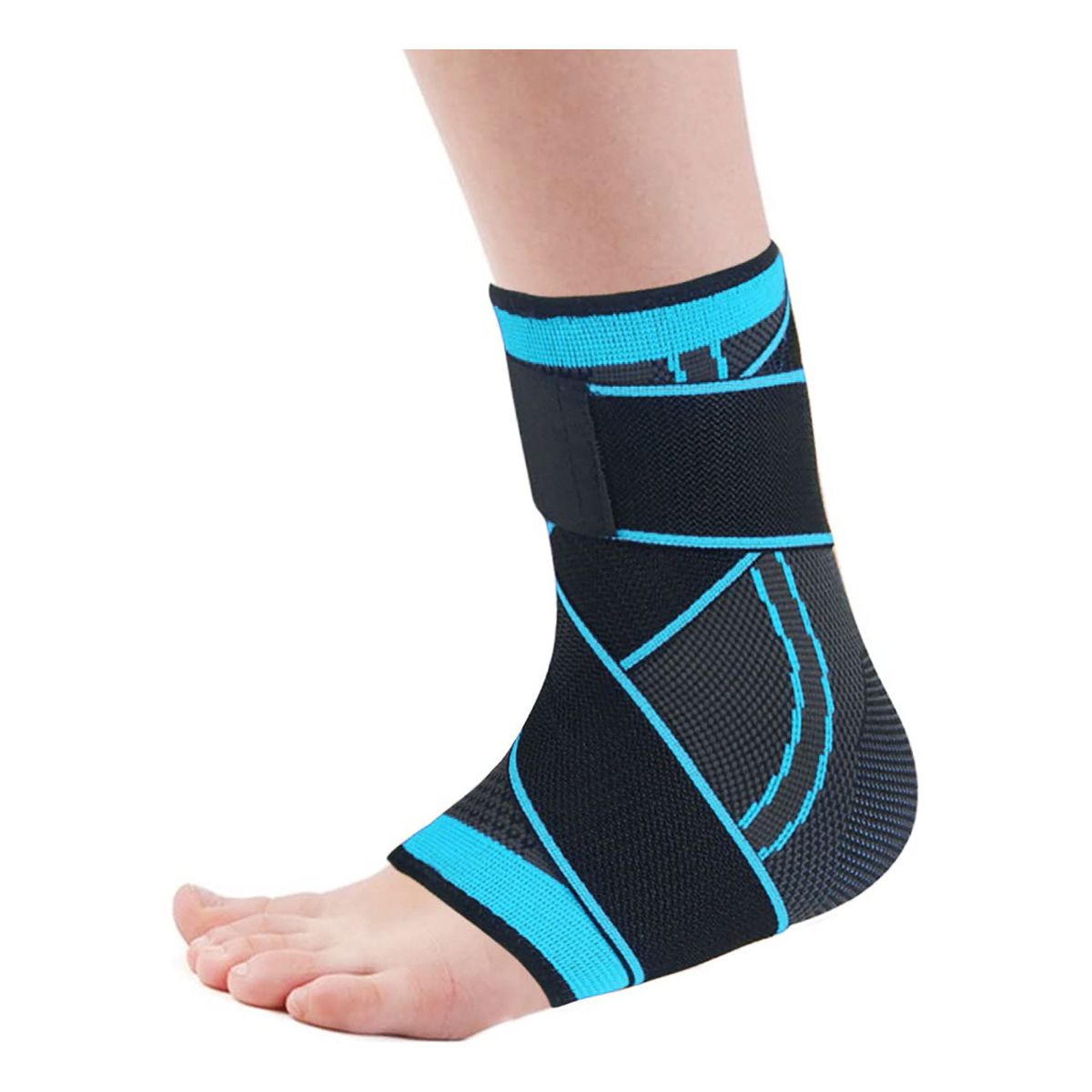 GENERICO - Tobillera De Compresión Deportiva Ajustable Talla L