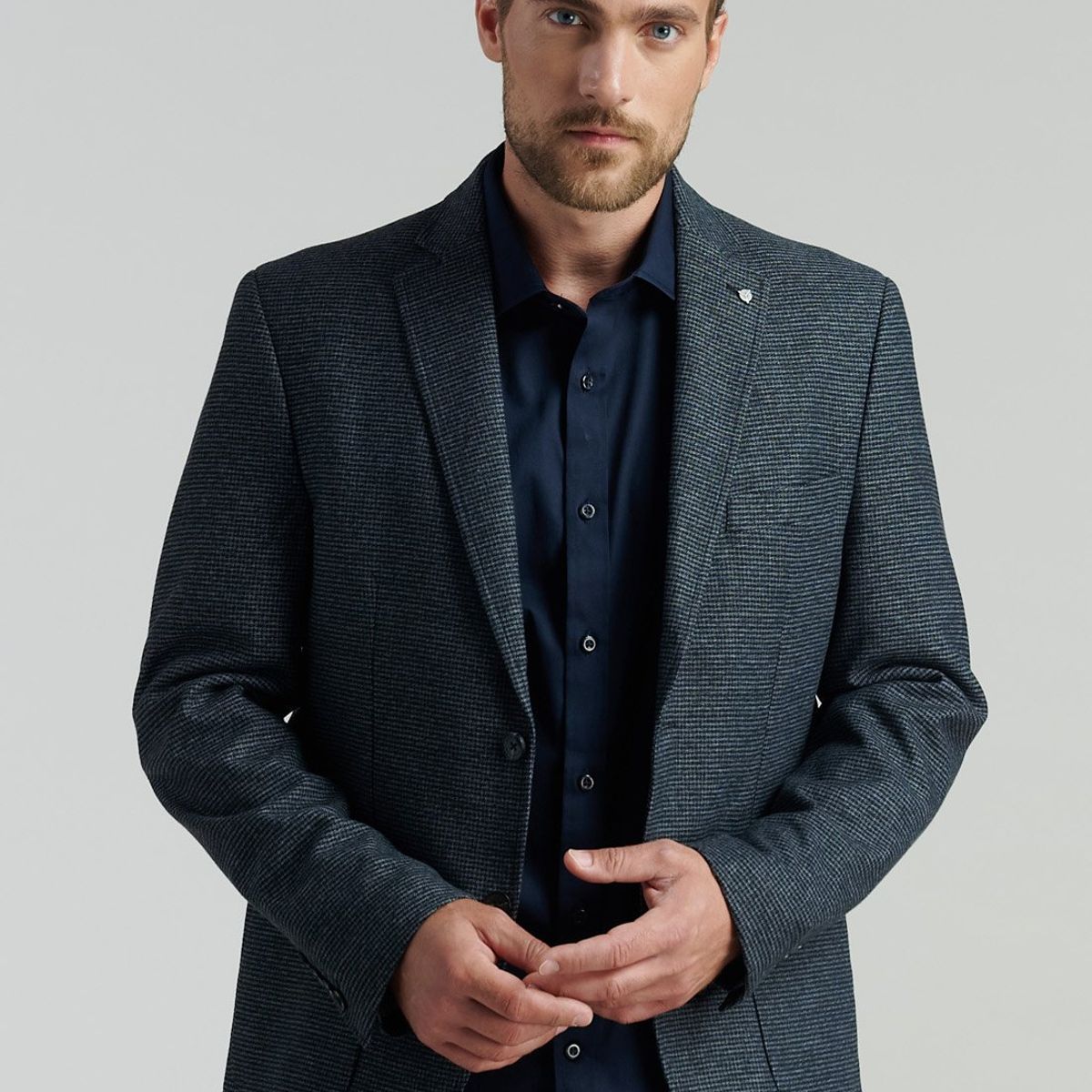 FEROUCH - Blazer Salem Smart Casual Negro Ferouch