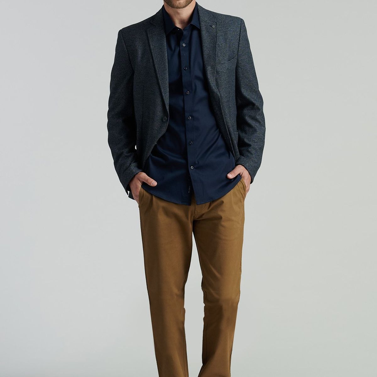 FEROUCH - Blazer Salem Smart Casual Negro Ferouch