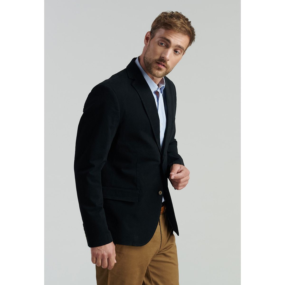 FEROUCH - Blazer Stanford F Smart Casual Negro Ferouch