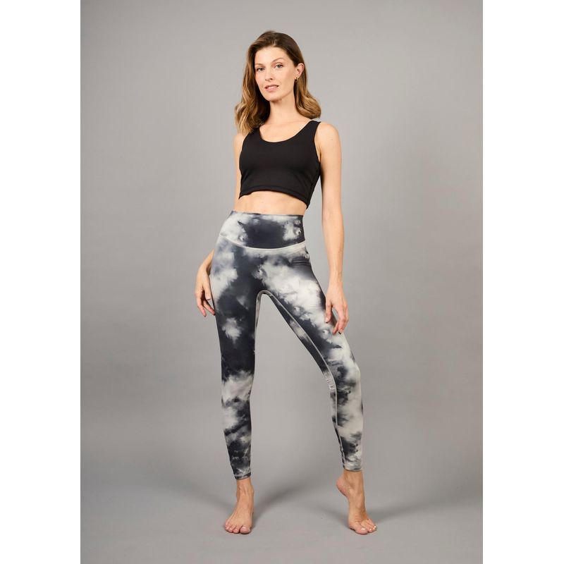 THEA - Legging Largo 7/8 Sin Costura Frontal Pax Tie Dye Grey