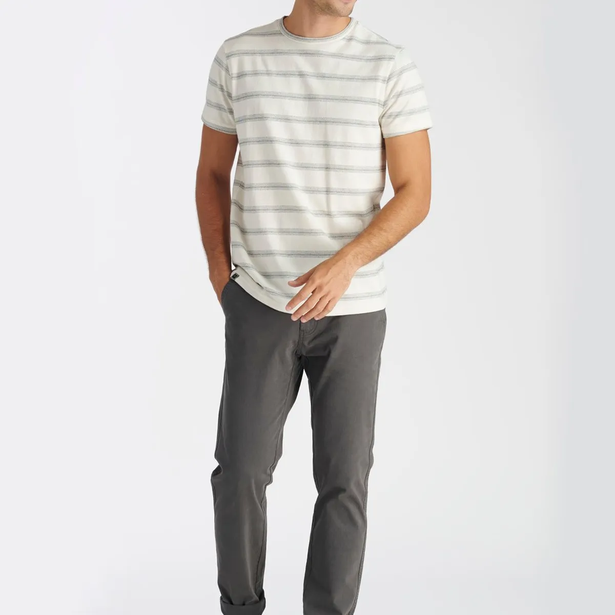 NIMTU - Polera Stripe Casual Beige Nimtu