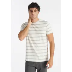 NIMTU - Polera Stripe Casual Beige