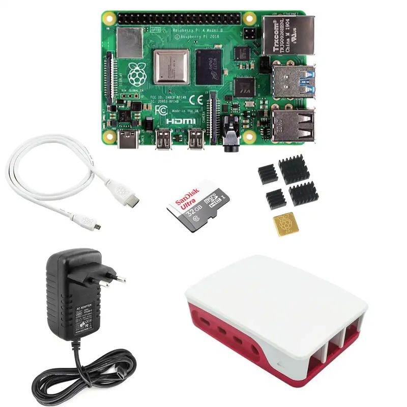 RASPBERRY PI - Kit Raspberry Pi 4 2GB RAM con Accesorios