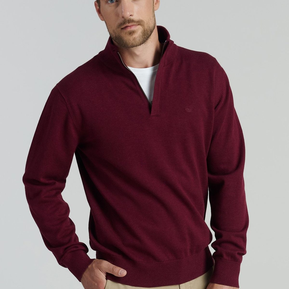 FEROUCH - Sweater Oklahoma F Business Rojo Ferouch