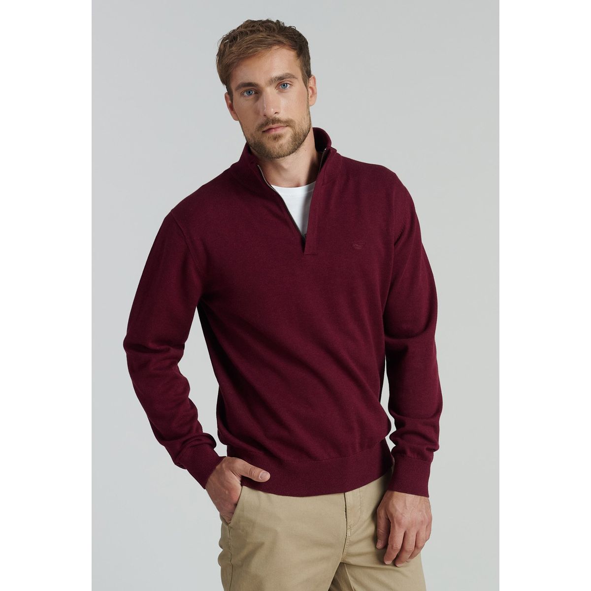 FEROUCH - Sweater Oklahoma F Business Rojo Ferouch