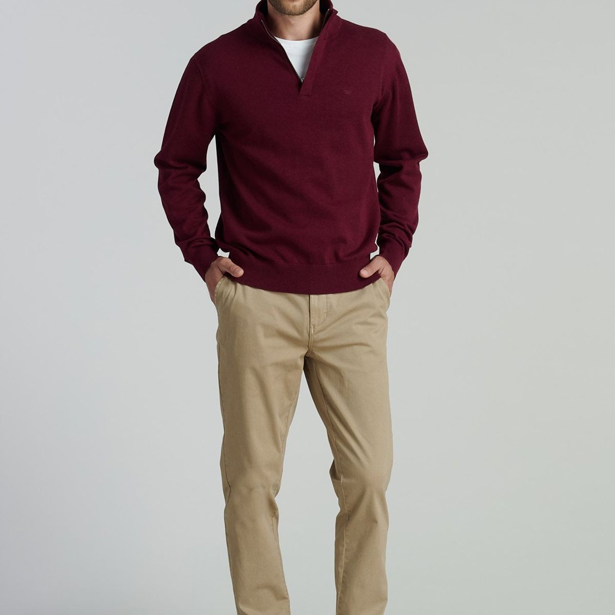 FEROUCH - Sweater Oklahoma F Business Rojo Ferouch