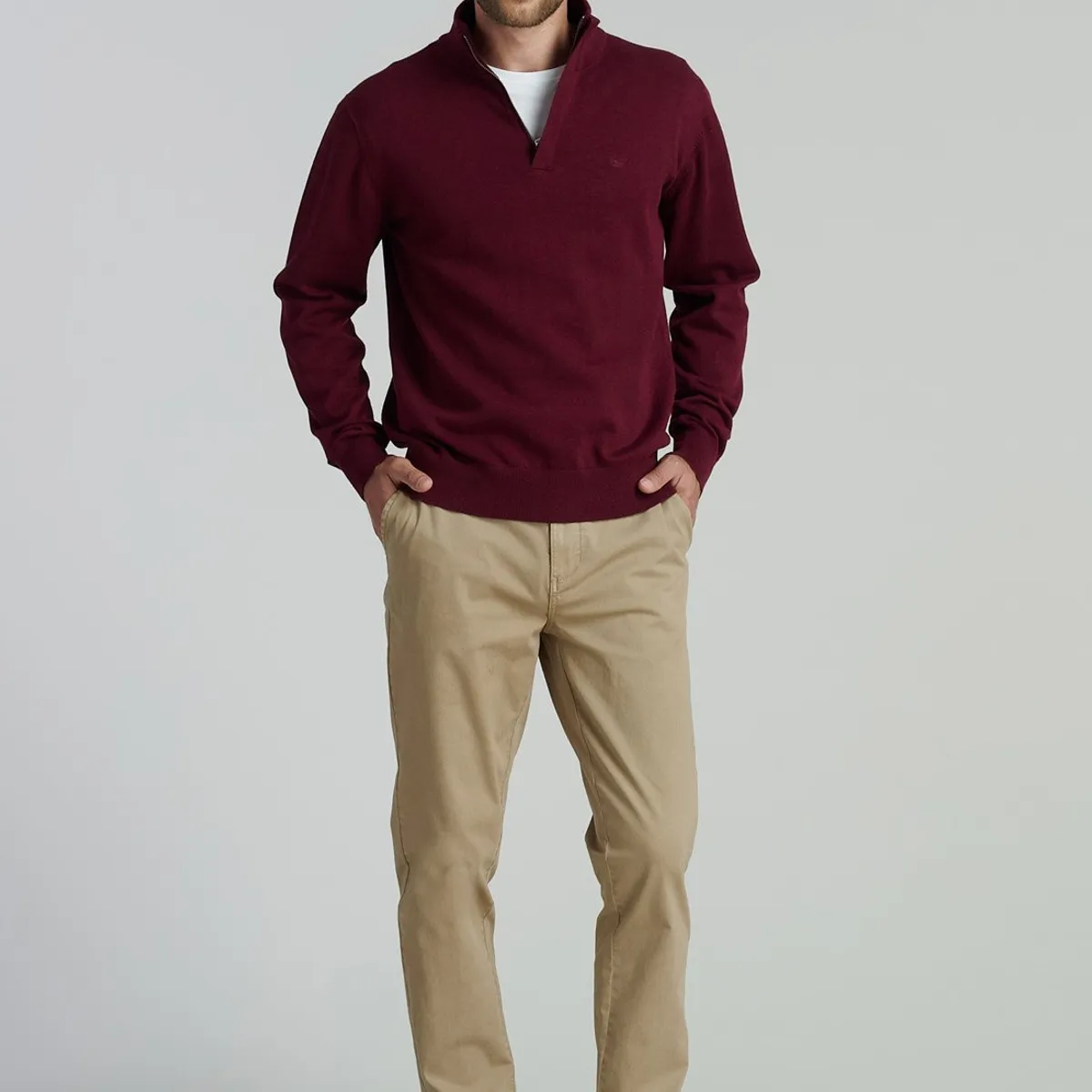 FEROUCH - Sweater Oklahoma F Business Rojo Ferouch