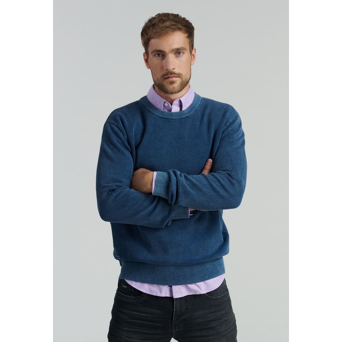 FEROUCH - Sweater New York Fj Fjs Azul Ferouch