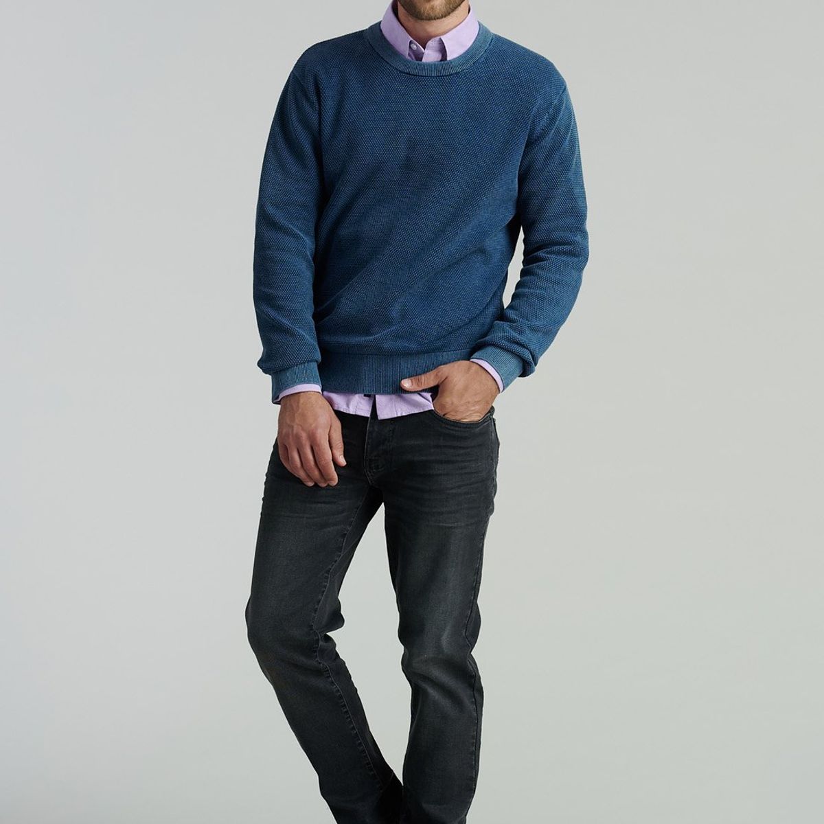 FEROUCH - Sweater New York Fj Fjs Azul Ferouch